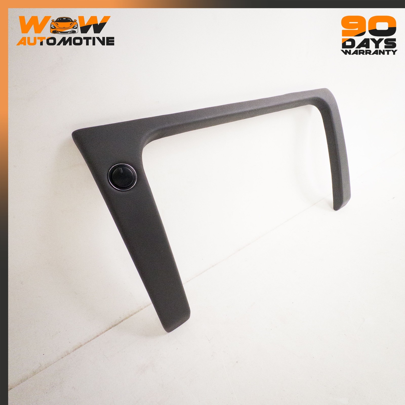 06-16 ASTON MARTIN V8 VANTAGE DASH GLOVE BOX BEZEL TRIM COVER PANEL BLACK OEM