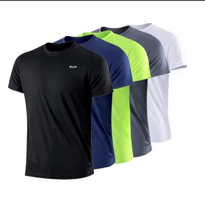 Leichte Fitness- & Lauftops für Herren (5er Pack)