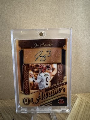 2022 Panini Gold Standard Joe Burrow Bengals Aurum Auto 9/10 *JERSEY NUMBER*