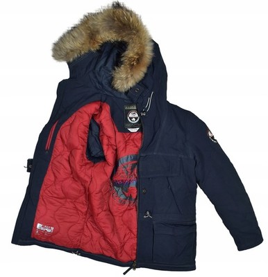 NAPAPIJRI Herren Winter Parka Jacke mit Kapuze Fleece Skidoo M