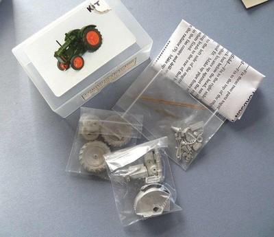 Boxed Duncan Models White Metal 7mm Scale O Kit 1940s Fordson Farm Tractor