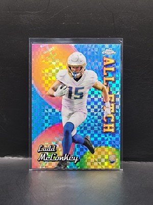 2024 Topps Chrome Ladd McConkey All-Etch Xfractor RC #cae-lm Chargers PWE