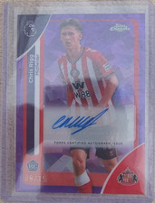 2026 Topps Chrome Chris Rigg Sunderland Rookie Auto /15 Premier League