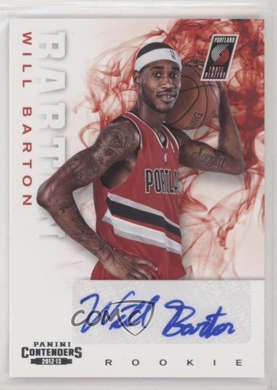 2012-13 Panini Contenders Rookie Will Barton #238 Rookie Auto RC