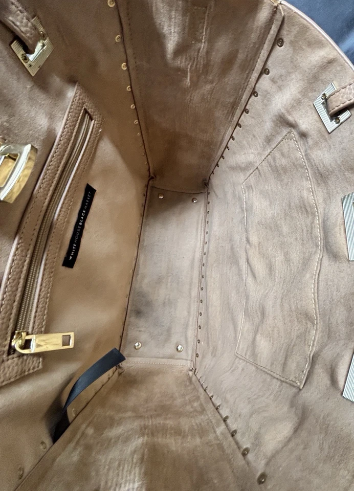 Bolso Cartera Mercado Negro Casa Blanca Foto 4 de 4