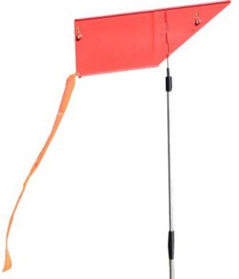 MTM Wind Reader Shooting Range Flag W/flag And Ste, Orange, WRF