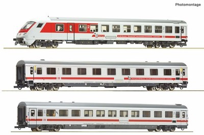Roco 6200173 3er Set IC Personenwagen ''Abschiedsfahrt Drehfalttüren''  DB AG