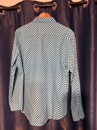 Mens Robert Graham Long Sleeve Shirt Sz L NWOT - Picture 3 of 6
