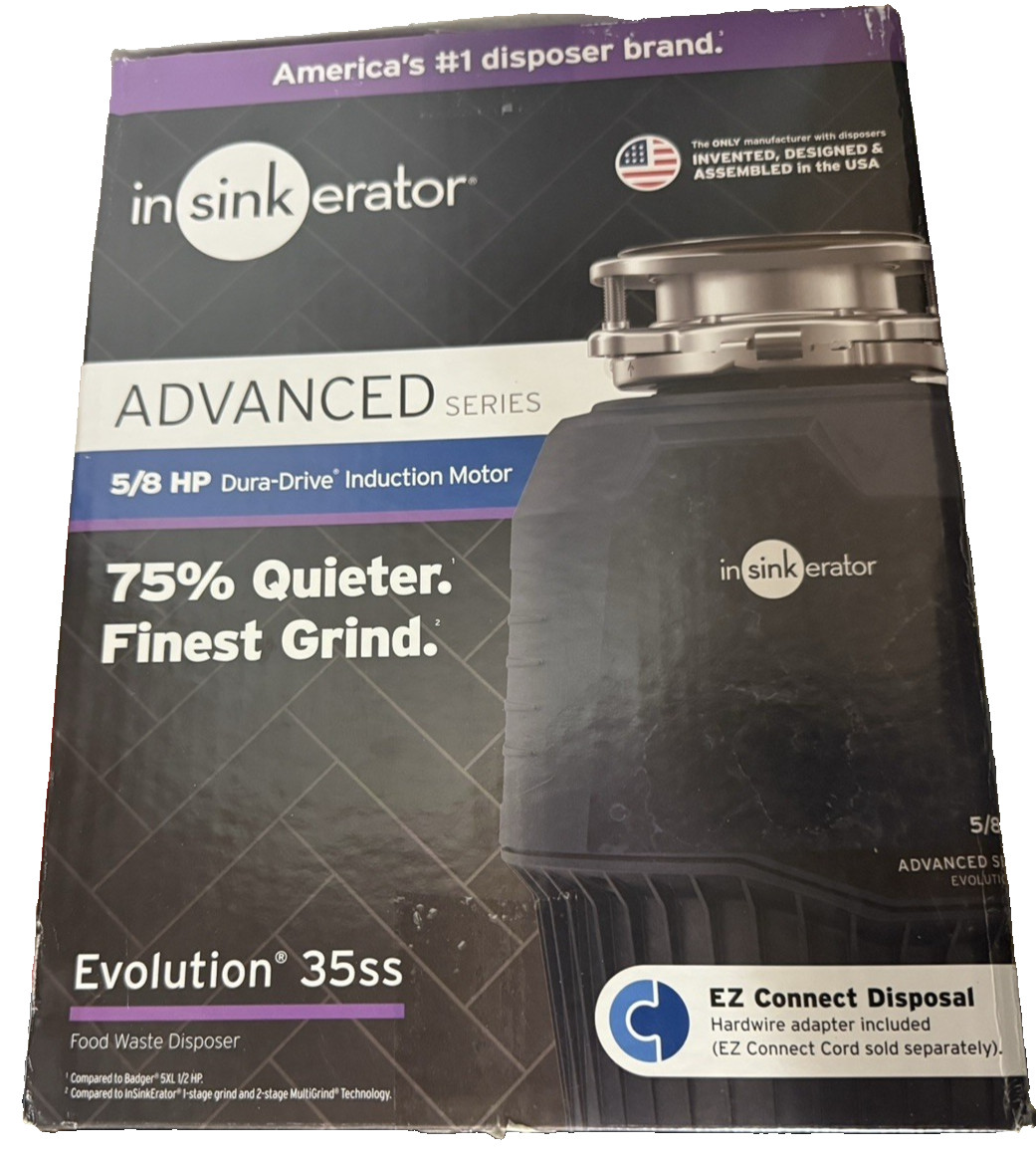 NEW InSinkErator Evolution 35SS Garbage Disposal 5/8HP