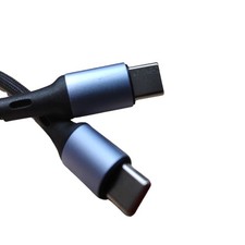 CABLE COMPATIBLE TRESSE FAST CHARGE USB-C VERS USB-C TYPE C 30CM 66W NOIR