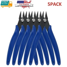 5 PCS Electrical Cutting Jewelry Wire Cable Cutter Side Snips Flush Plier Tool