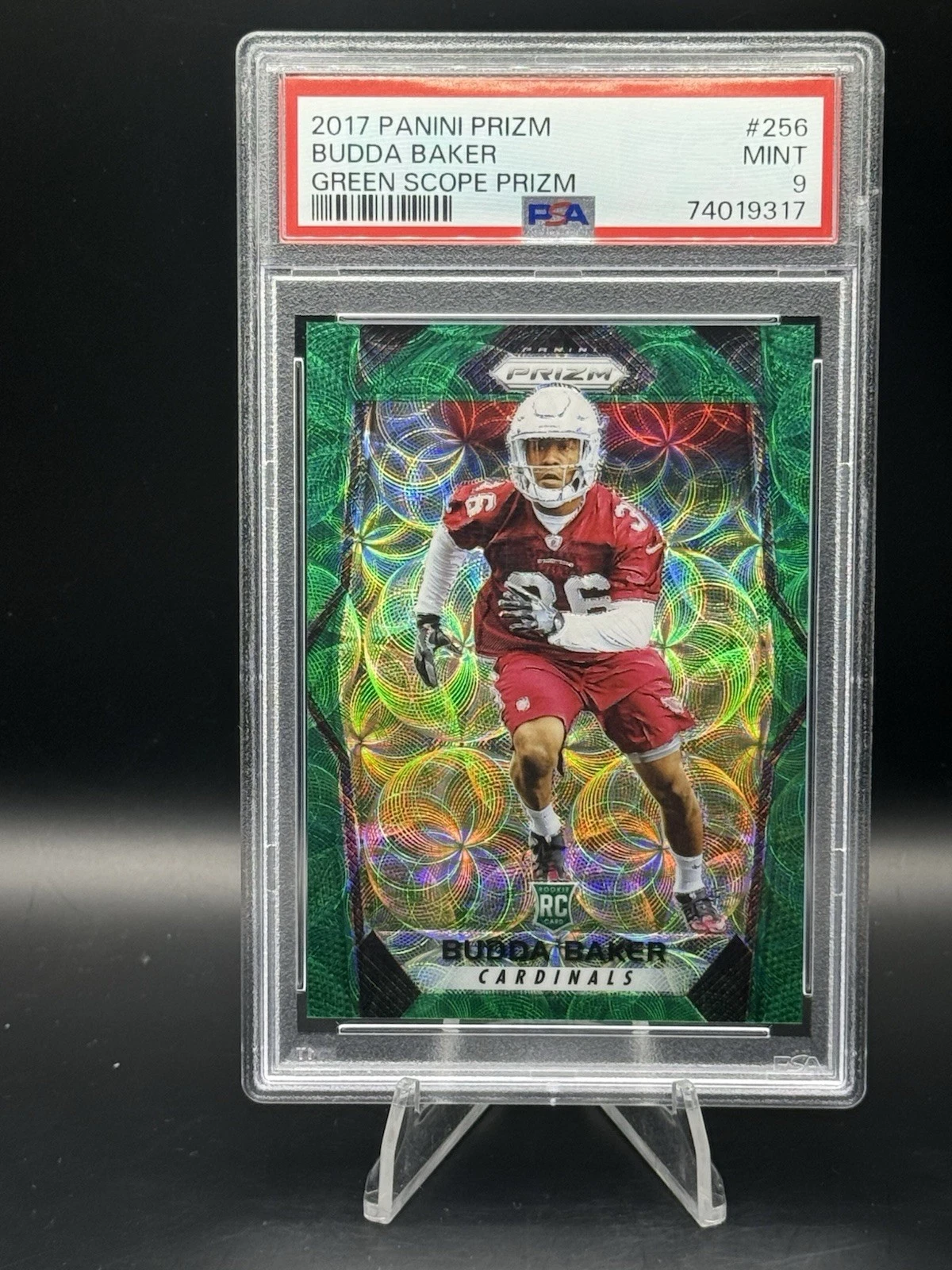 Budda Baker Panini Prizm #256 Green Scope