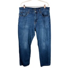 Lucky Brand 410 Athletic Slim Jeans Mens 36x30 Blue Haze 7MD10372 Stretch Denim