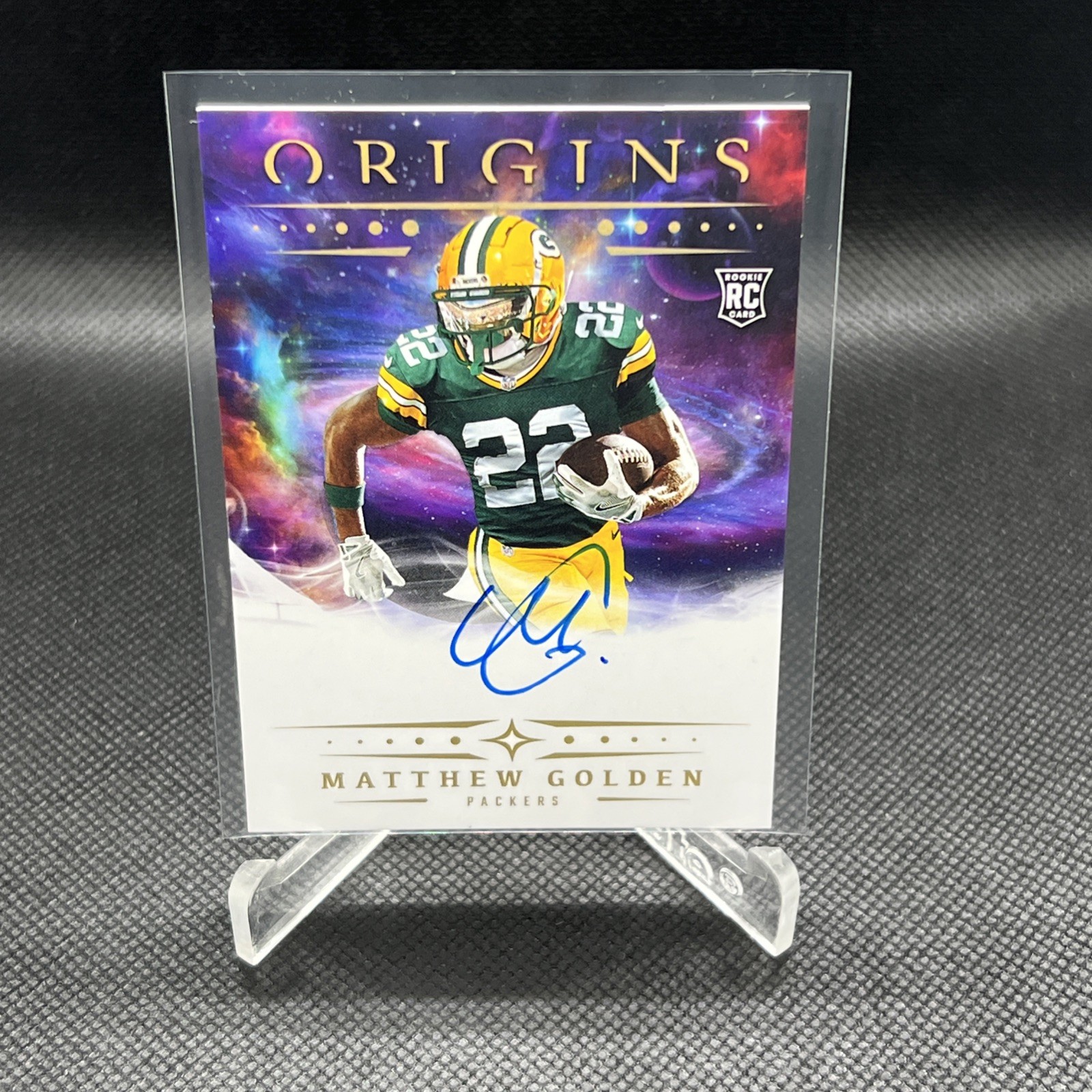 2025 Panini Origins Matthew Golden RC Auto ON CARD ROOKIE AUTO Packers SP