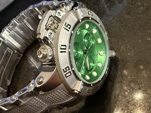 Invicta Subaqua Noma iii Chronograph 50mm Green Model 10543 NOS READ DESCRIPTION - Picture 8 of 11