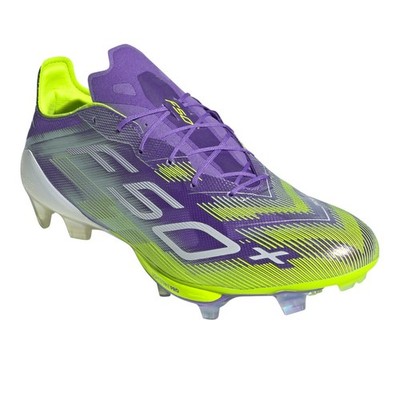 adidas F50+ Firm Ground Cleats Mens Purple Sneakers Athletic Shoes