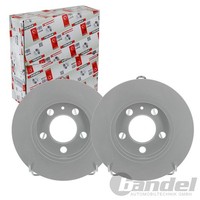 2X Ferodo 239Mm Bremsscheiben Voll Hinten Passend FüR Audi A3 TT Skoda Octavia V
