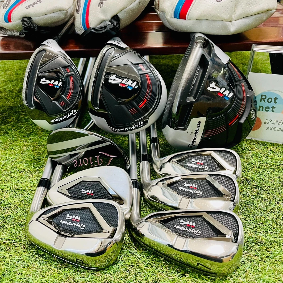 Ladies TaylorMade M4 1w 3w 5hy Iron 789PwSw 9Pcs L Flex RH Women Golf Japan