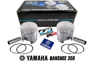 CP-Carrillo Yamaha Banshee 64mm Std Bore Forged Piston Kit High Performance New!