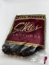 Silkies Pantyhose 1993 TLC Medium Taupe, Cotton Crotch NEW Made in USA