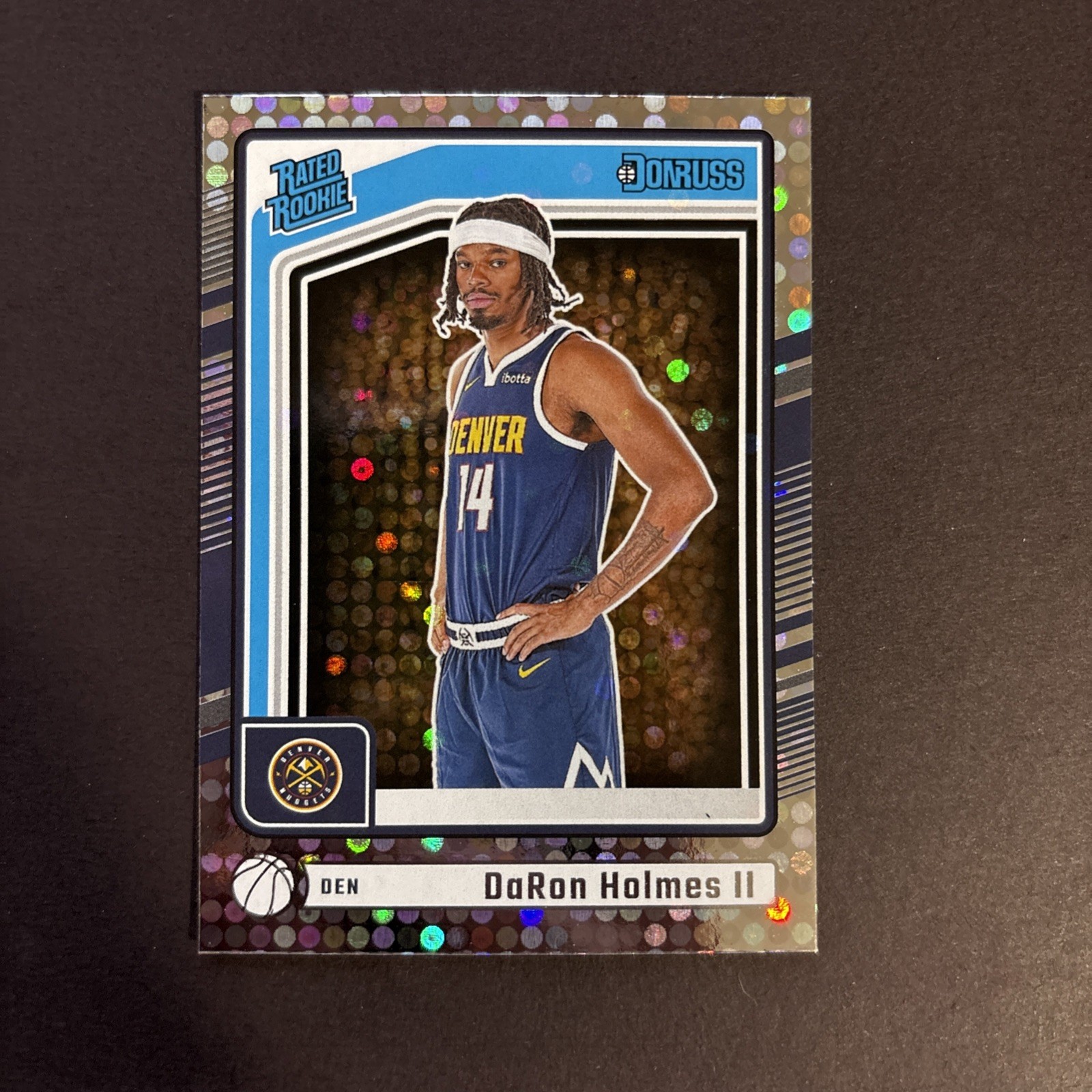 2024-25 Panini Donruss - Rated Rookie DaRon Holmes #213 Disco (RC)