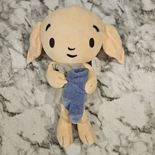 Harry Potter Dobby Plush 14  Crinkle Feet House Elf Warner Bros FREE Sock