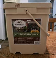 Wise Company Freeze Dried Meat and Poultry 60 Servings FREE SHIPPING MFD 1/12/12