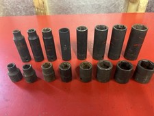 Matco Tools Silver Eagle 16 Piece 38 Drive Sae 6 Point Impact Socket Set