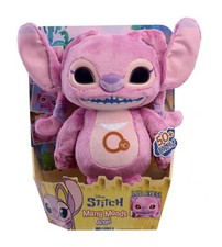 NUOVO Disney Stitch Molti Umori Angelo 35cm Peluche Interattivo Giocattolo Morbido Suono Luce 