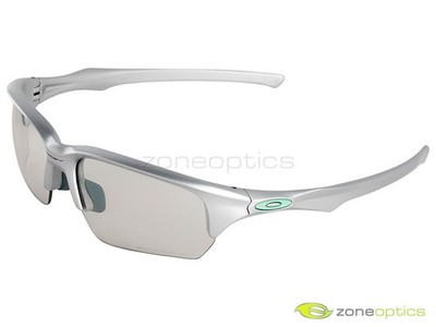 Oakley Flak Beta Photochromic Sunglasses OO9372-1065 Silver/Clear Black Asian