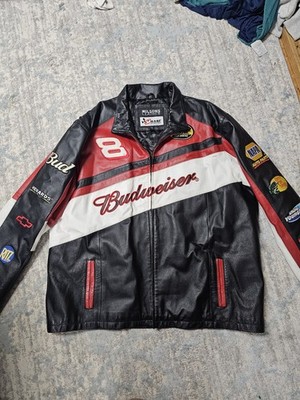 Vintage Dale Earnhardt Jr #8 Chase Wilsons Leather Budweiser