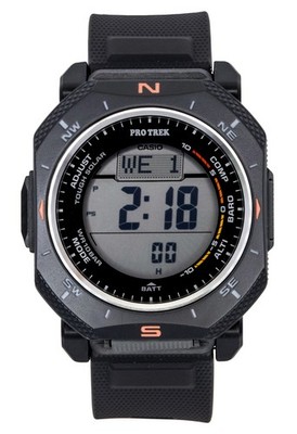 Casio Digital Pro Trek Black Dial Solar Sports 100M PRG-69-1 Men's Watch