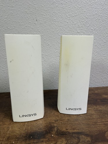 Linksys Velop WHW01 Mesh WLAN System Dual-Band AC1300 2x Knoten ohne Netzkabel - Bild 1 von 9