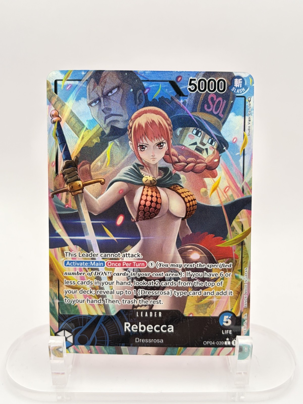 rebecca deck one piece tcg PRB02-(OP05-091) Rebecca (SR)(SP) – TCG Corner main image 0