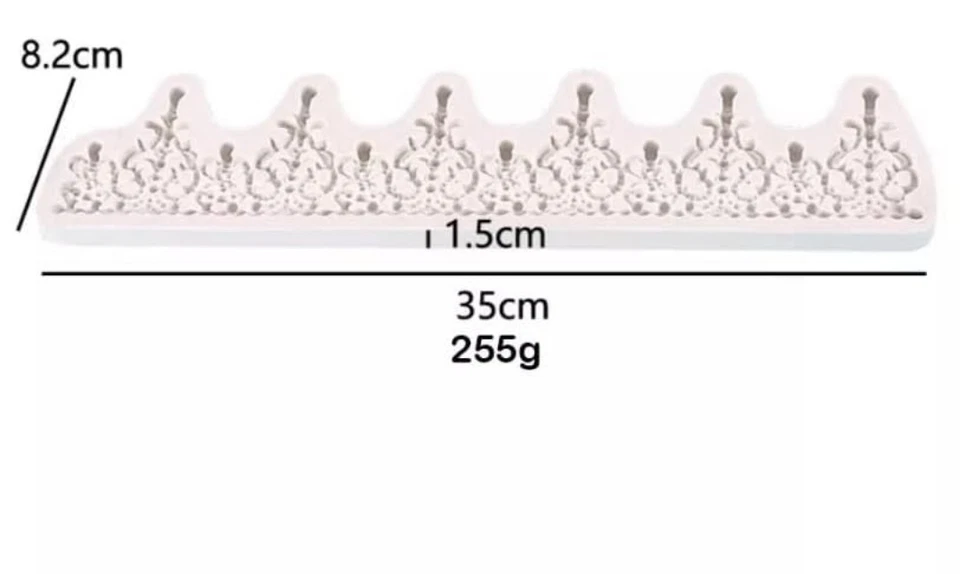 Gran corona Sugarcraft estilo barroco corona princesa moldes de silicona para hágalo usted mismo... Foto 3 de 4