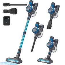 250W 25KPa Suction Cordless Vacuum Cleaner, 6-in-1 Lightweight Stick Vacuum w...