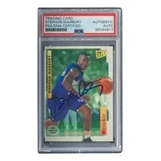 Stephon Marbury Signed 1997 Fleer #G-272 Timberwolves Rookie Card PSA/DNA - Image 3 of 4