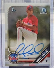 2019 Bowman Chrome #CPA-FM Francisco Morales Prospects Autographs