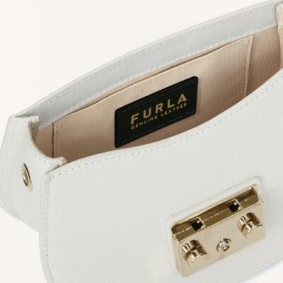NWT FURLA METROPOLIS MINI BODY LEATHER BAG PETALO | eBay