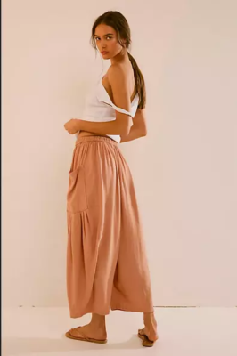 Free People Quinn Pants Tuscany Drawstring Pockets Pull On