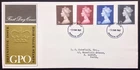 GB GPO 1969 High Value Machin Set on Addressed First Day Cover, FDI Windsor