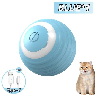 Cat Interactive Ball Smart Cat Toys Indoor Automatic Rolling Magic Ball Electron