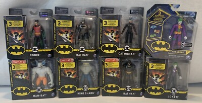 NEW Spin Master 1st Edition 8 Piece Lot DC The Caped Crusader