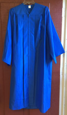 UNISEX Gown GRADUATION ROBE 5  5  5  6  College High School Halloween Costume BLUE