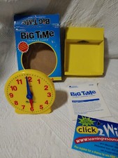 Big Time Learning Clock Learning Resources With Box 5.5" LER 2095