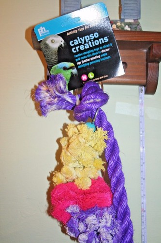 CALYPSO CREATIONS, LARGE, TWISTED Bird Cage Toy,Colorful,M/L Parrot*USA Seller* - Picture 2 of 9