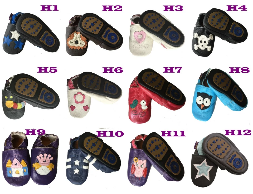 coolMYP© RESTPOSTEN Lederschuhe mit Gummisohle Krabbelschuhe Lauflernschuhe NEU