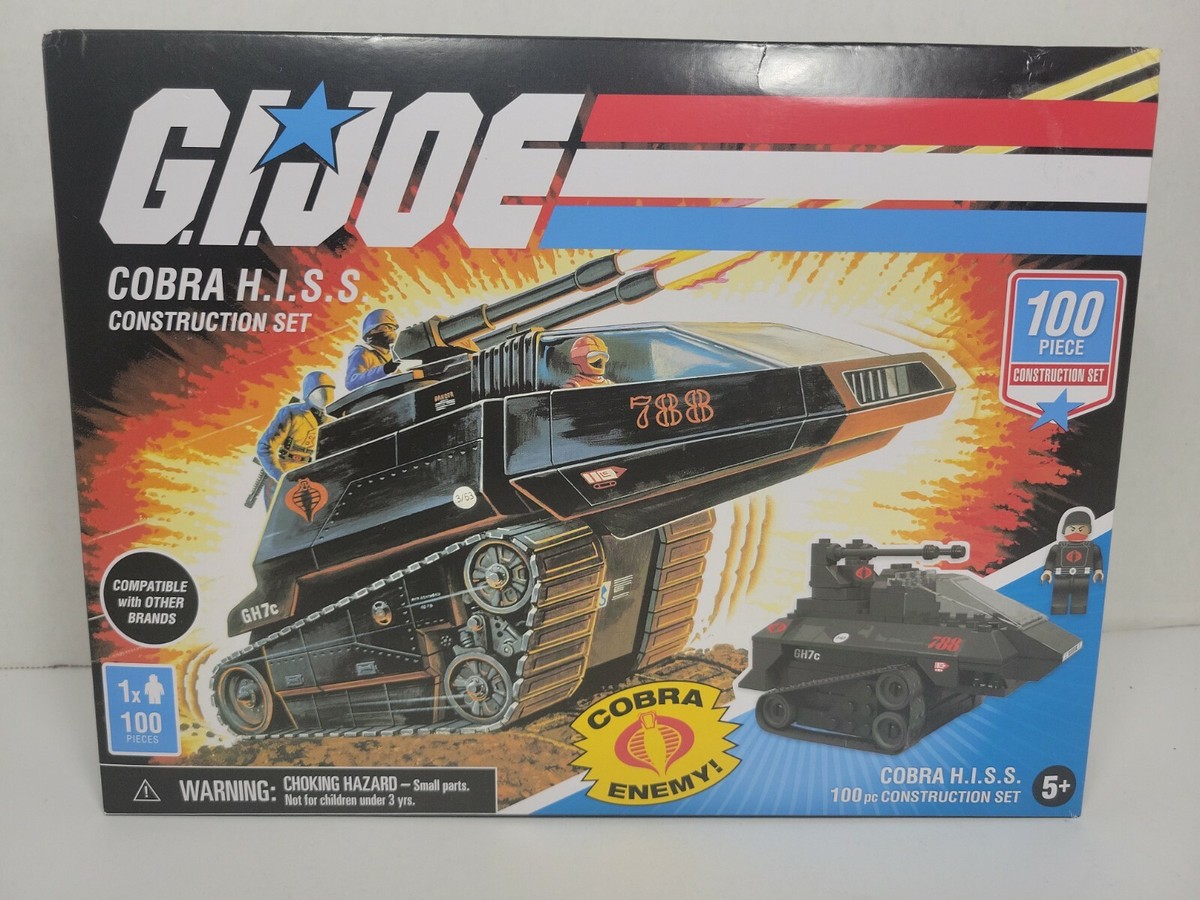 GI.Joe Cobra HISS Tank with Mini Figure 100pc Construction Set-New