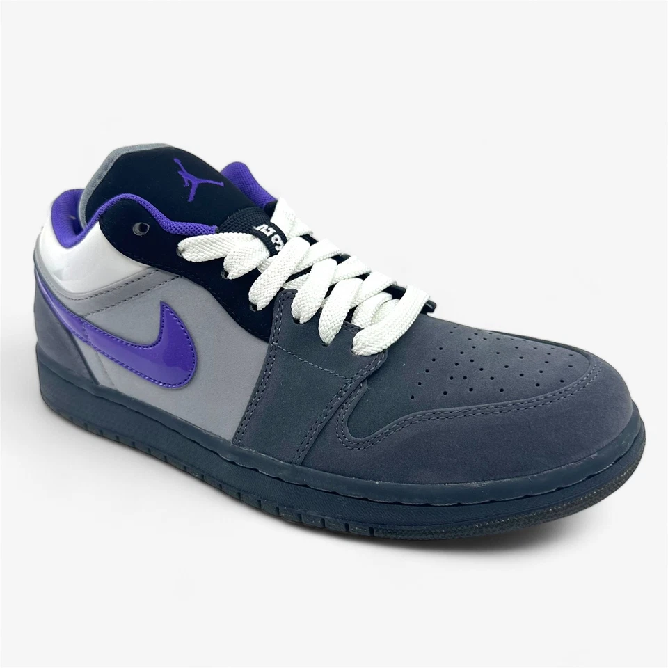 Zapatilla deportiva Jordan Air Jordan 1 Phat baja antracita púrpura sigiloso blanca para hombre Foto 2 de 4