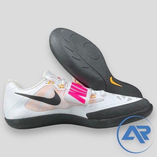 NIKE Zoom SD 4 Throwing Shoes Men's Size 11.5 White Laser Orange 685135-102 - Picture 5 of 7